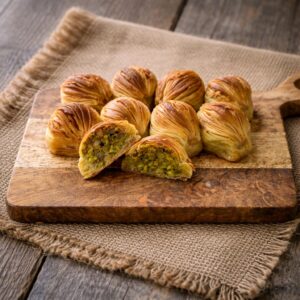 Baklava-Kuppel mit Antep-Pistazien